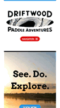Mobile Screenshot of driftwoodpaddleadventures.com